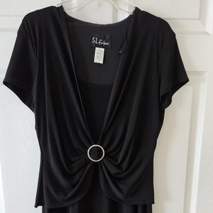 Ladies Formal Black Dress Sz 12